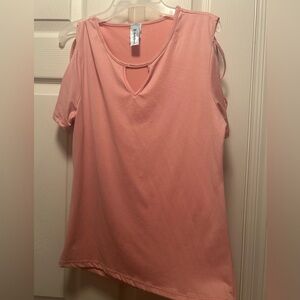 Chic Blush Pink Women's Blouse